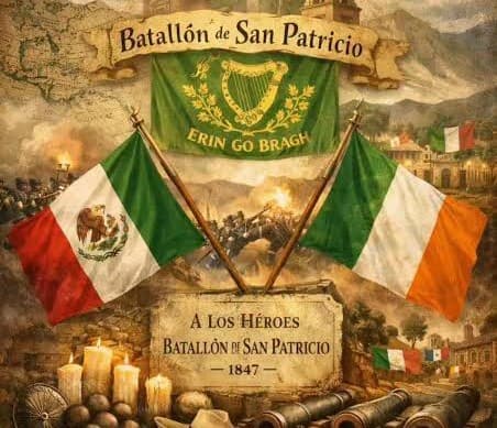 Historical depiction related to the Batallón de San Patricio
